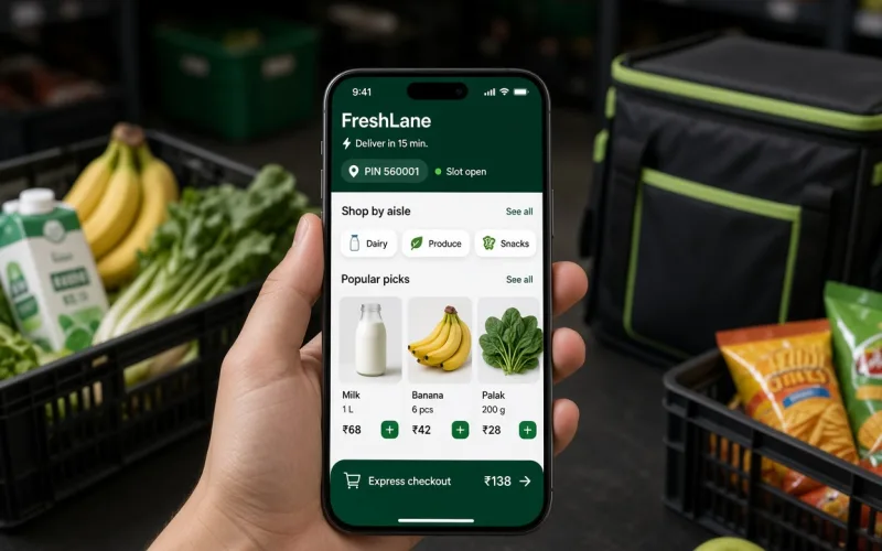 Quick Commerce Store preview