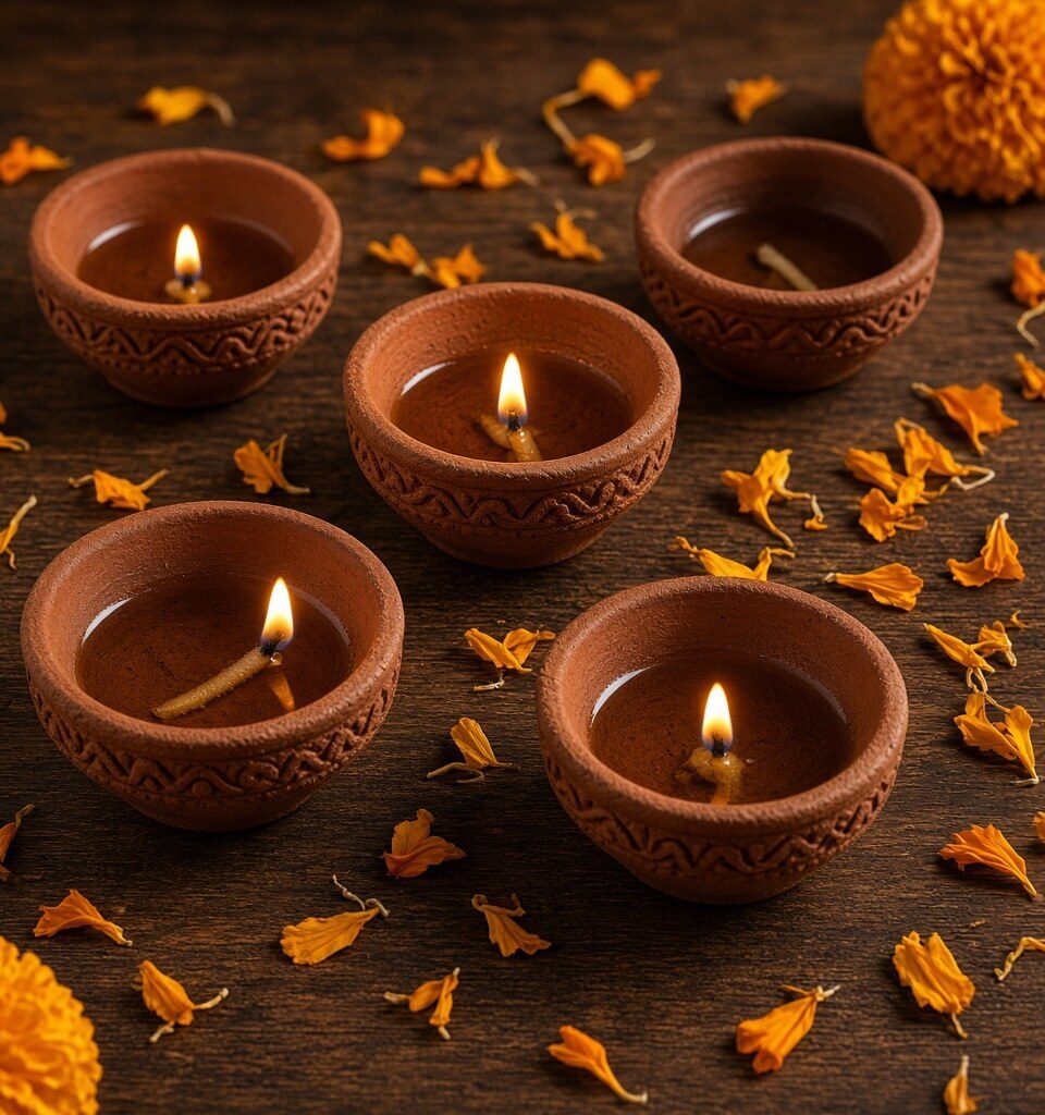 Diwali Soft Diya Crate