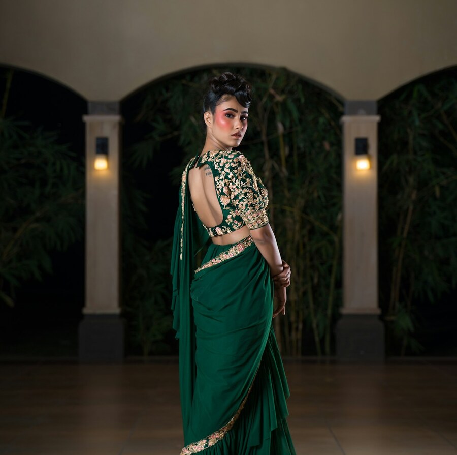Classic Wedding Banarasi Red-Gold