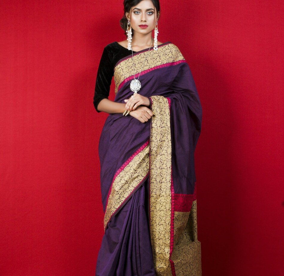Rust Dupion Soft Silk
