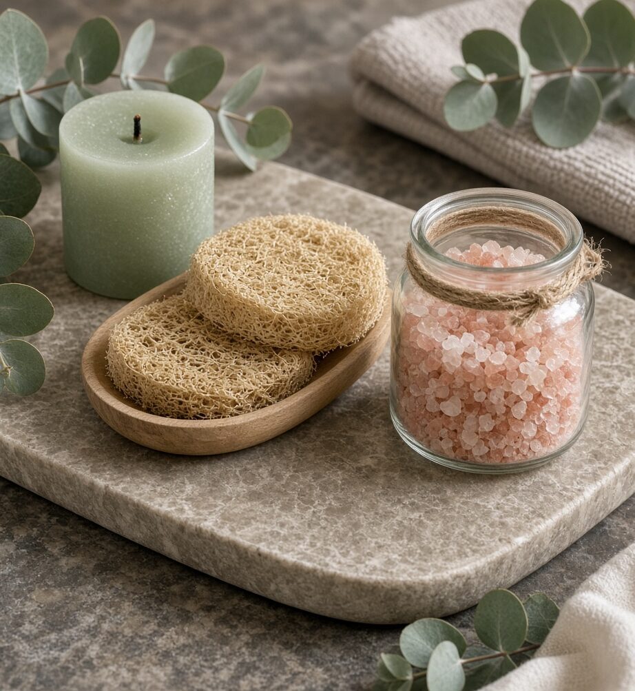 Stone Brush Holder
