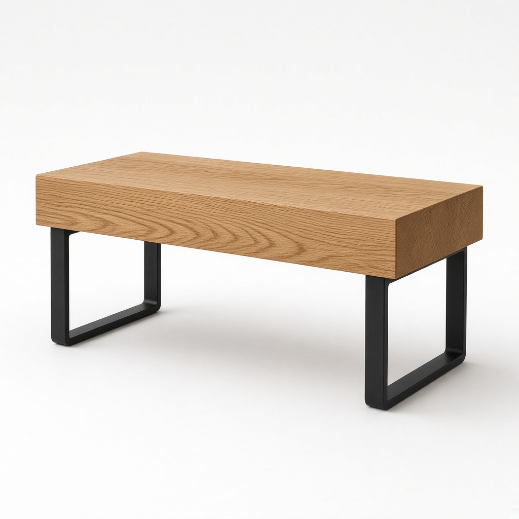 Oak Sled Bench
