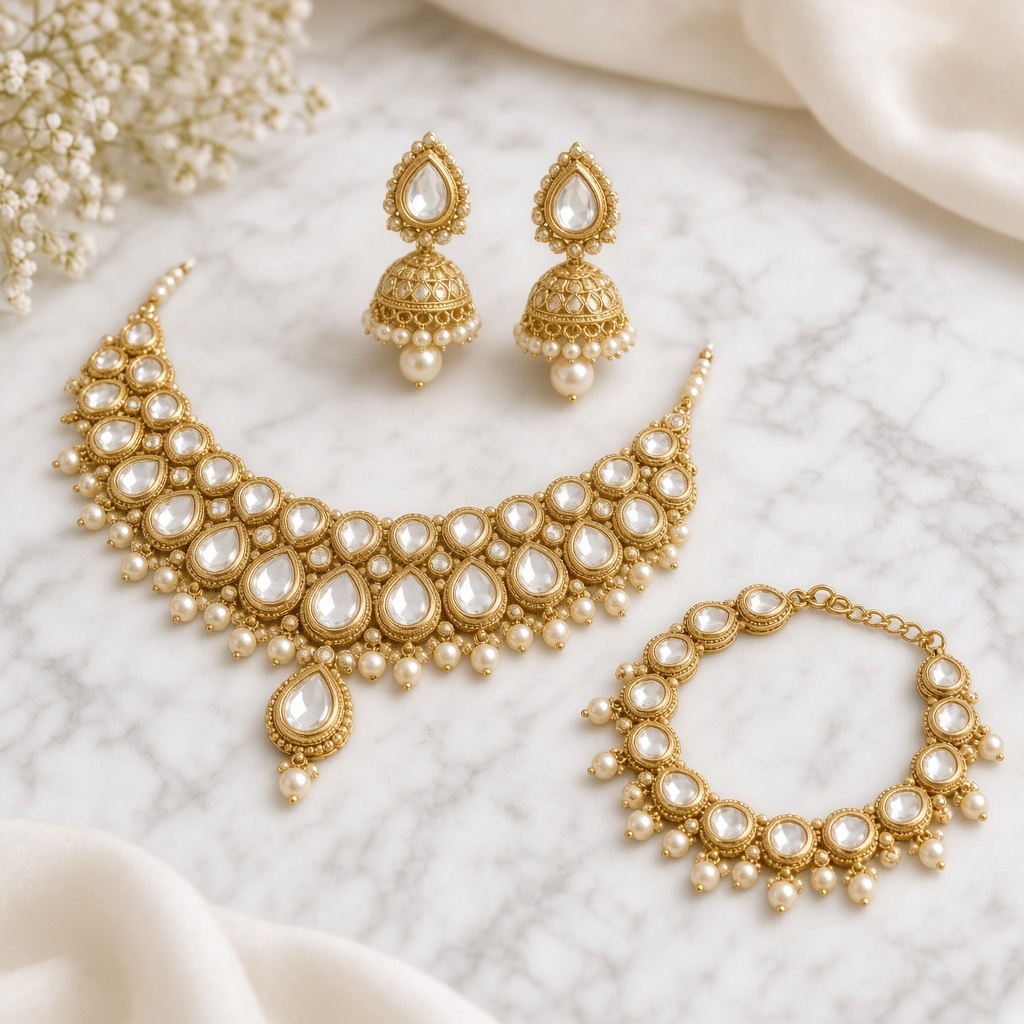 Bridal Polki Soft Set