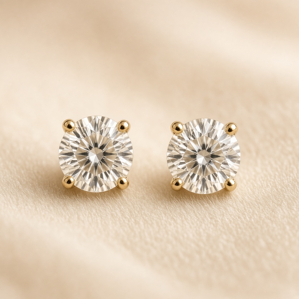 Diamond Stud Pair
