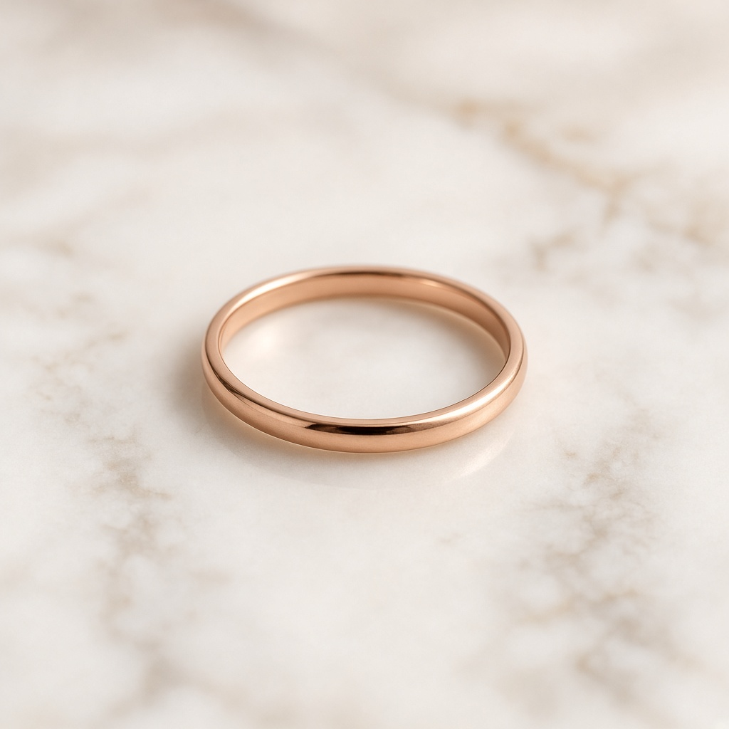 Rose Gold Pinky Band