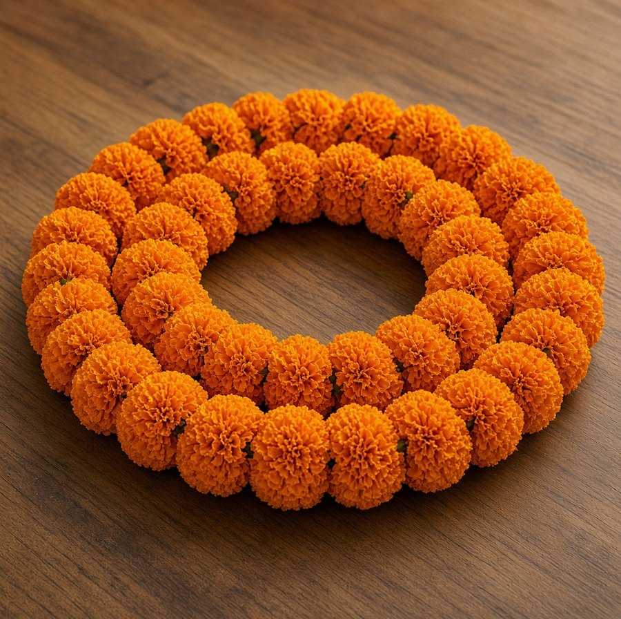 Marigold Garland 6ft