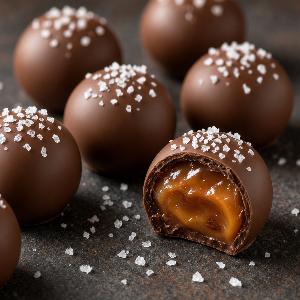 Caramel Sea Salt Truffles