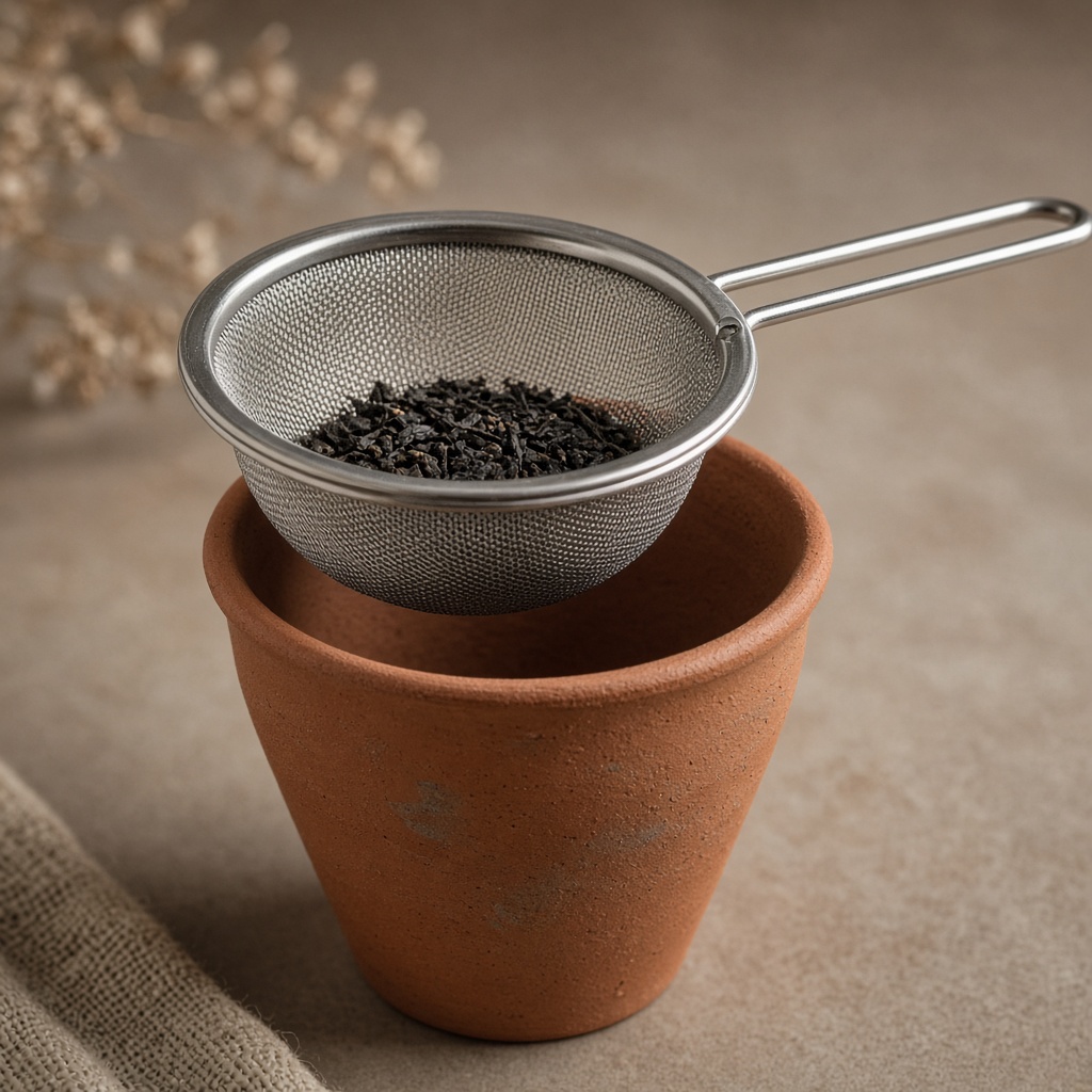 Stainless Mesh Leaf Strainer