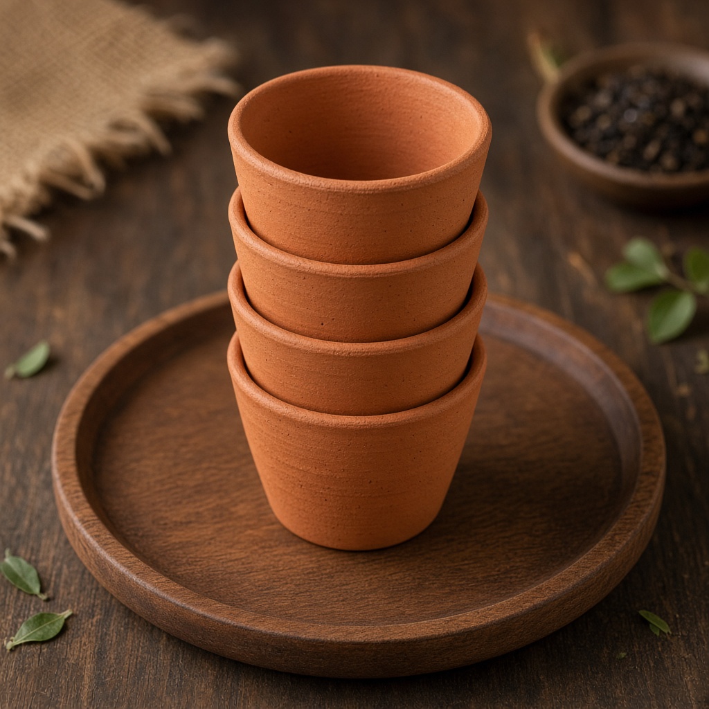 Terracotta Kulhad Pair Set of 4