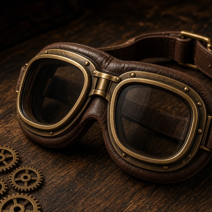 Aviator Steampunk Goggles