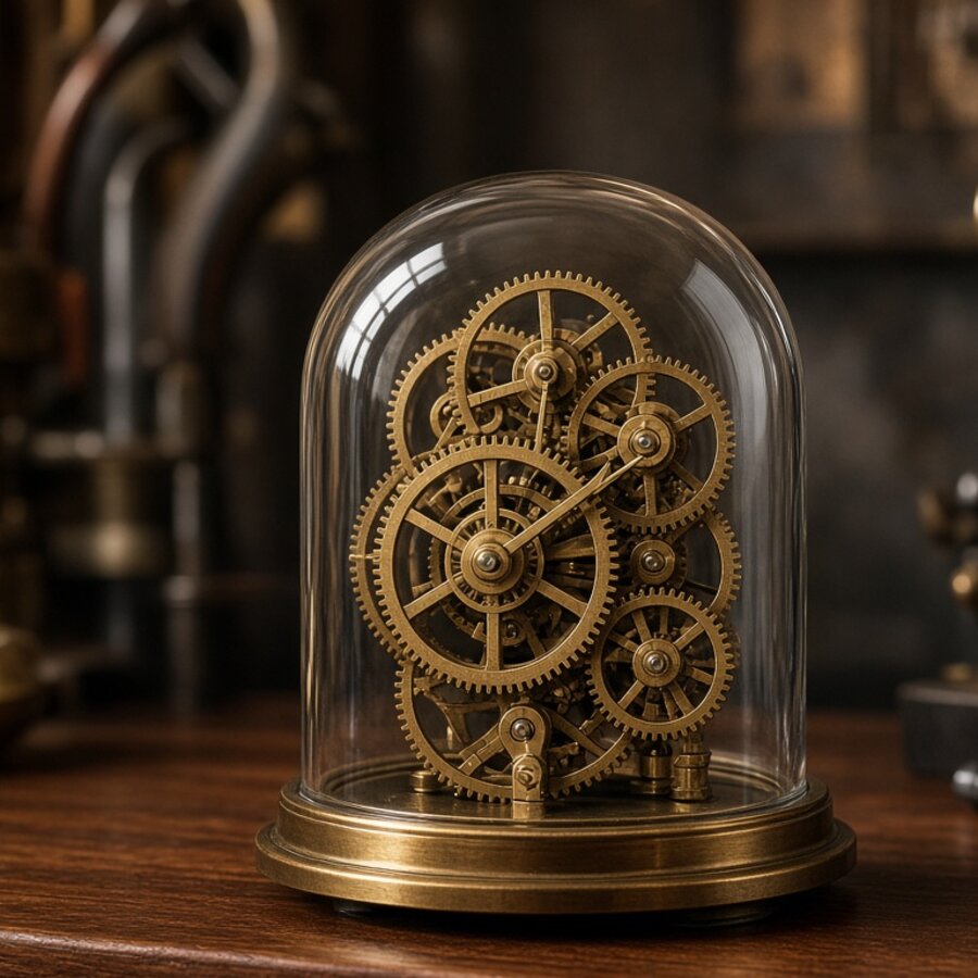 Brass Dome Mantel Clock