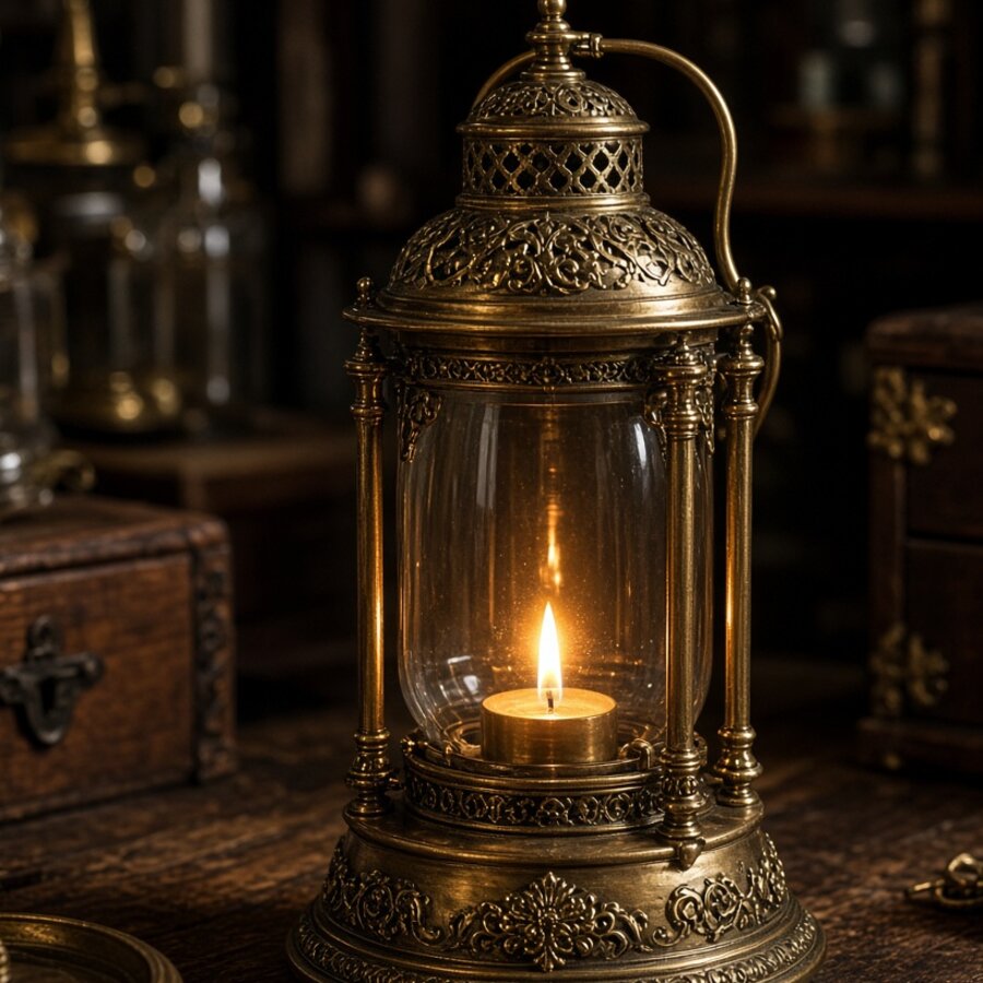 Brass Hanging Lantern