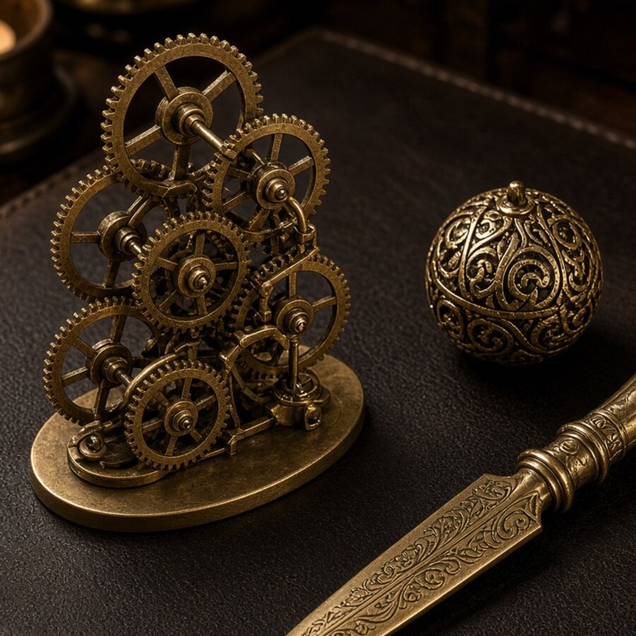 Brass Ornament Sphere