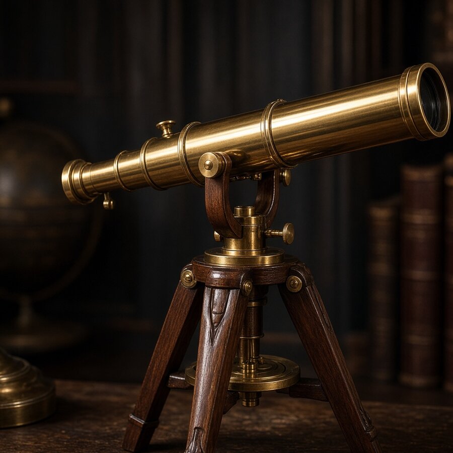 Desk Telescope Brass