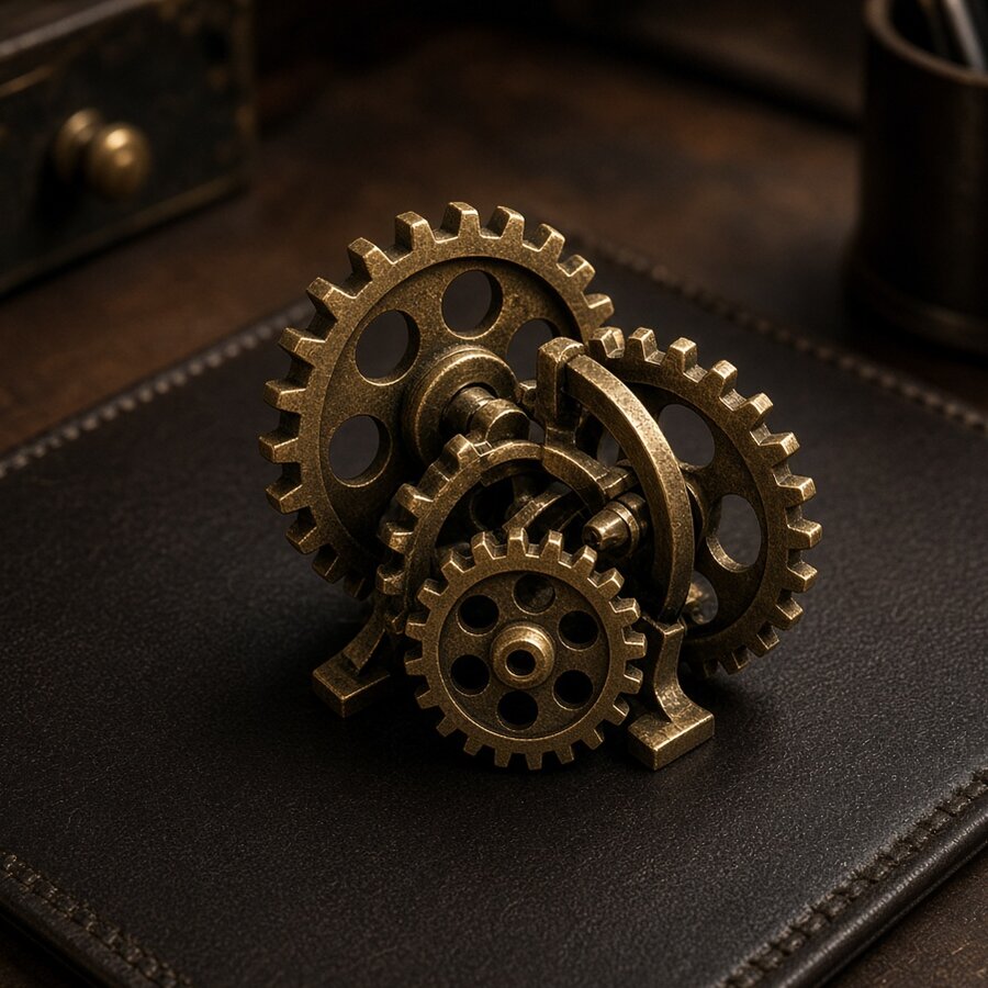Gear Sculpture Display
