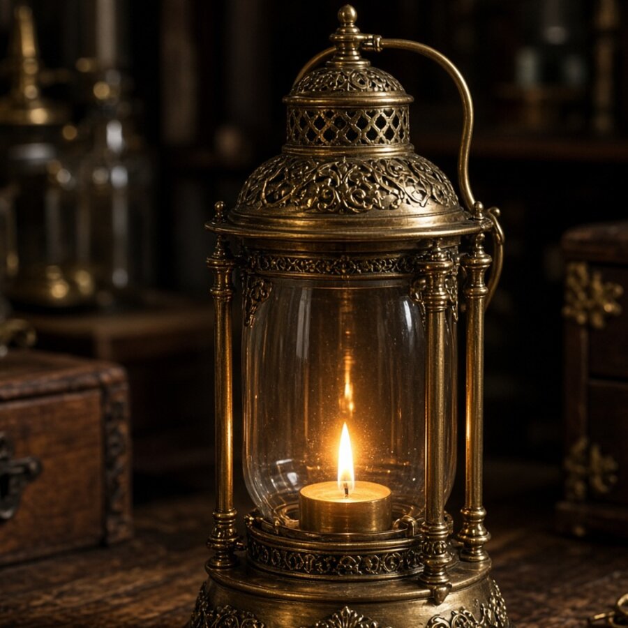 Lantern & Candle Duo
