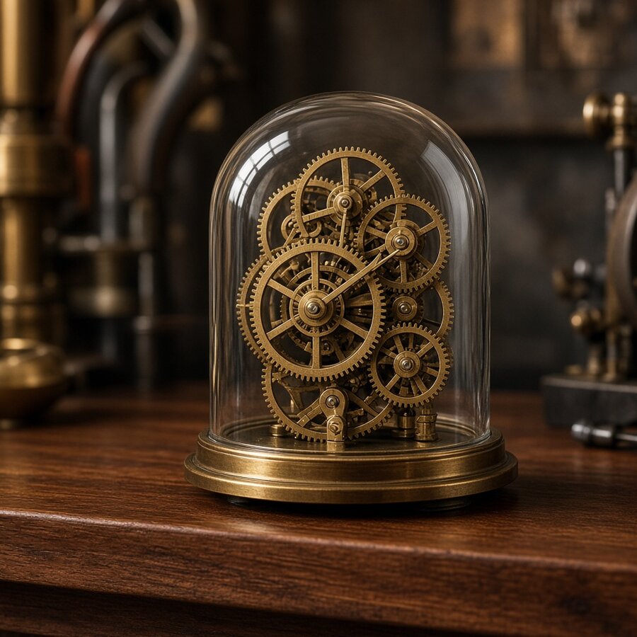 Mantel Clock Gear Face