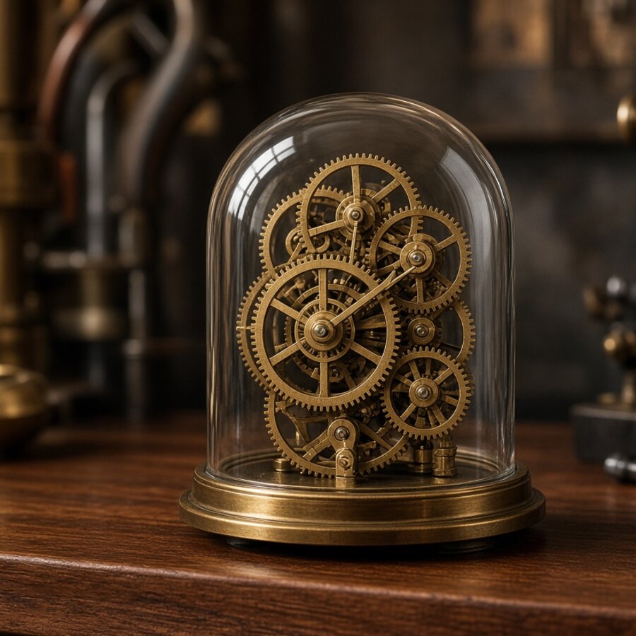 Mantel Clock Soft Tick