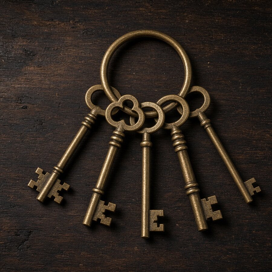 Skeleton Key Set of 5