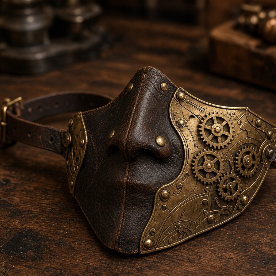 Steampunk Half Mask