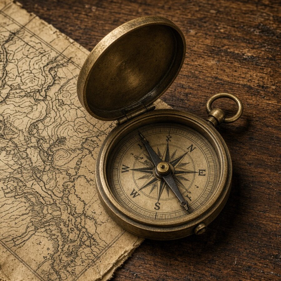 Surveyor Brass Compass