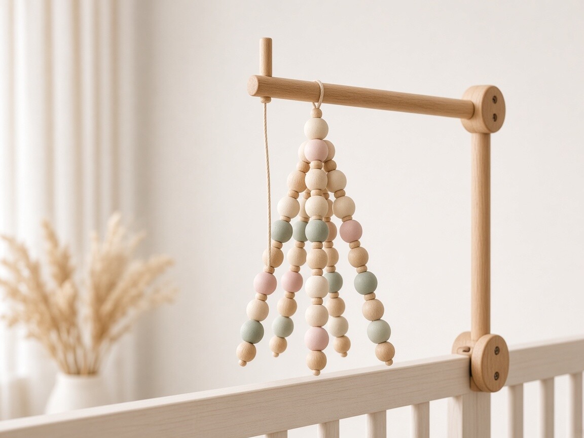 Wooden Bead Mobile