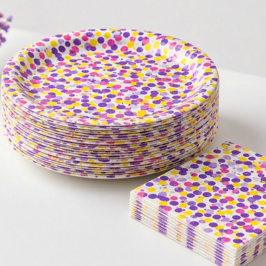 Gold Rim Party Plates