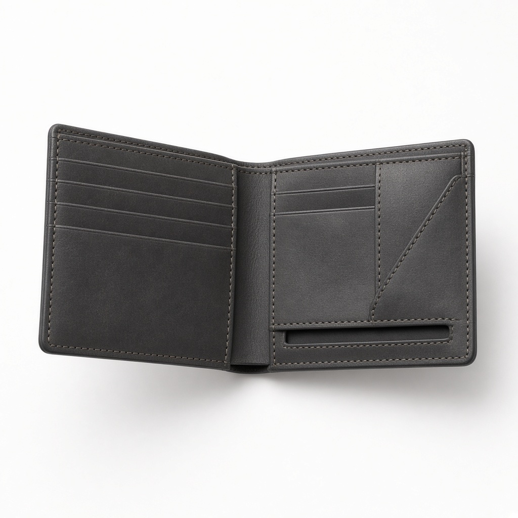 Charcoal Bifold Wallet