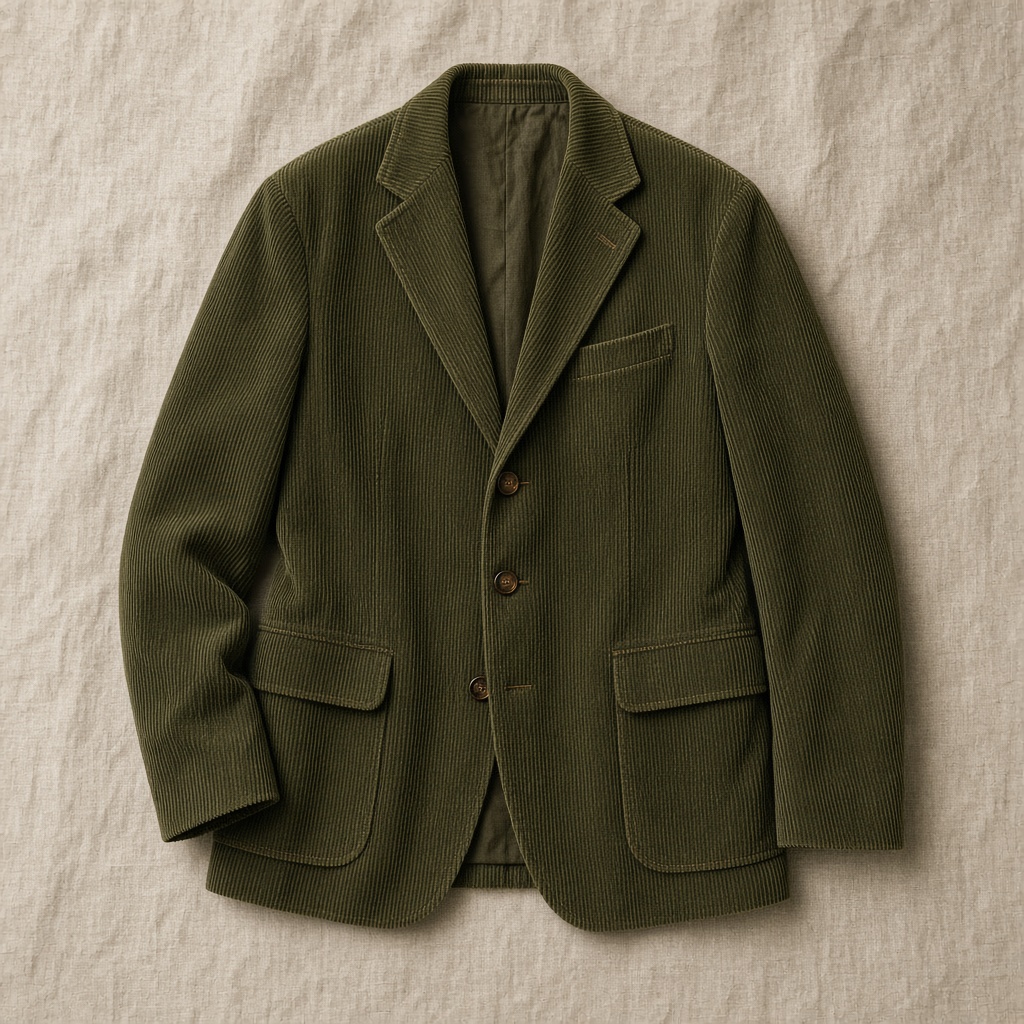 Olive Cord Weekend Blazer