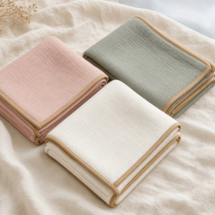 Burp Cloth Soft Trio