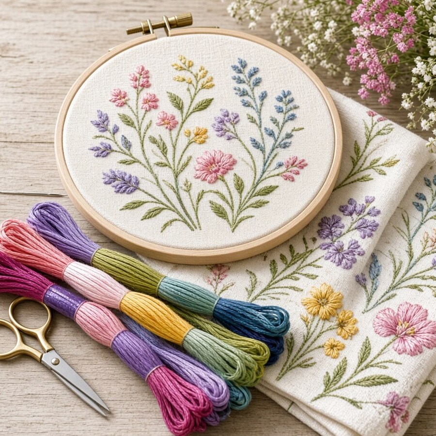 Embroidery Floss Rack