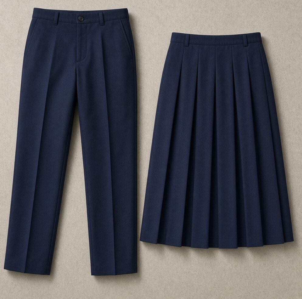 Check Pleat Skirt House