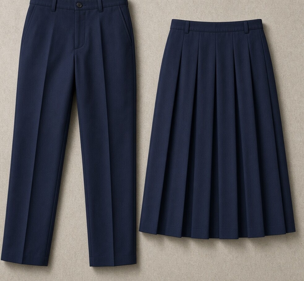 Pleated School Skirt