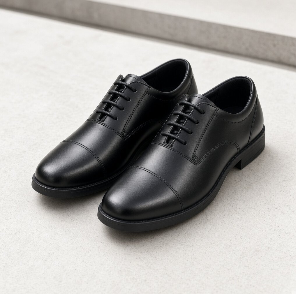 Velcro Black Formal Shoe