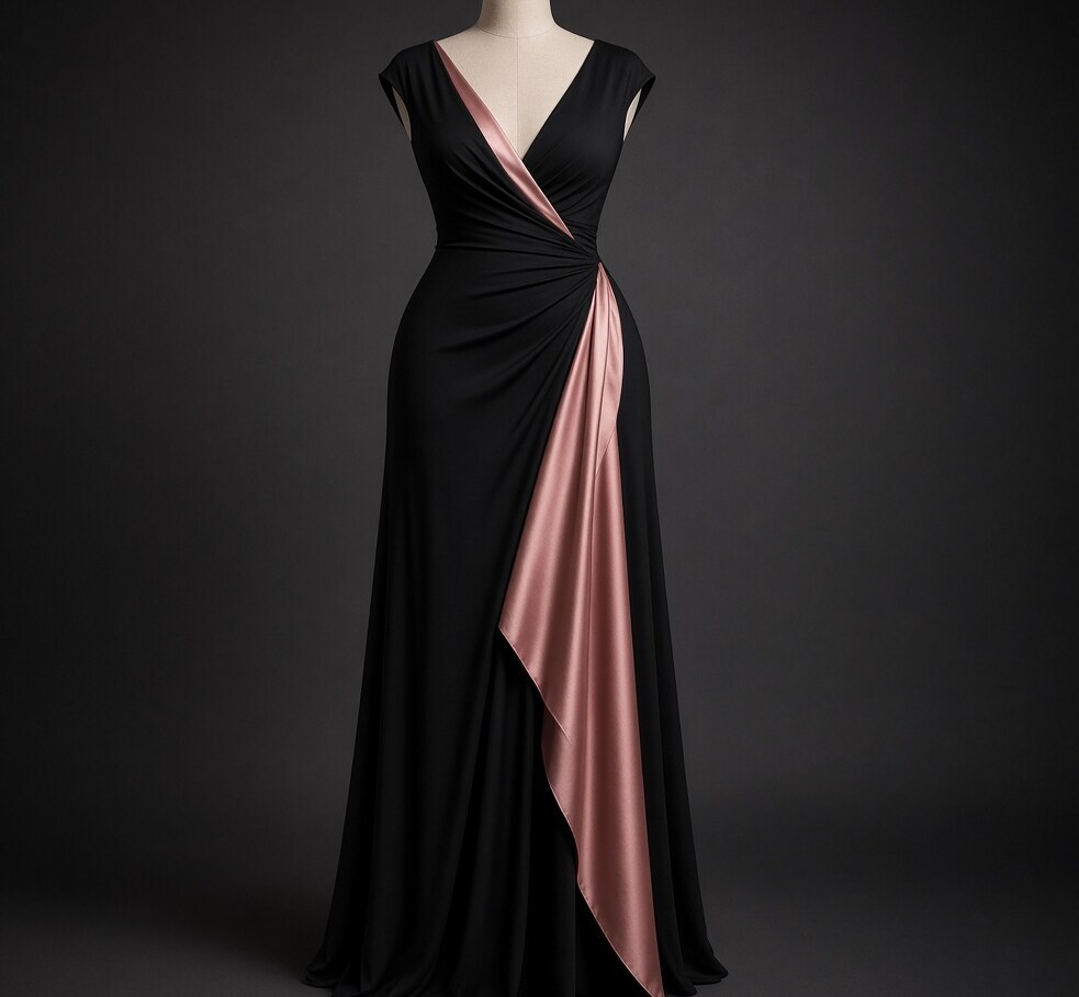 Celebration Gown — Rose Train