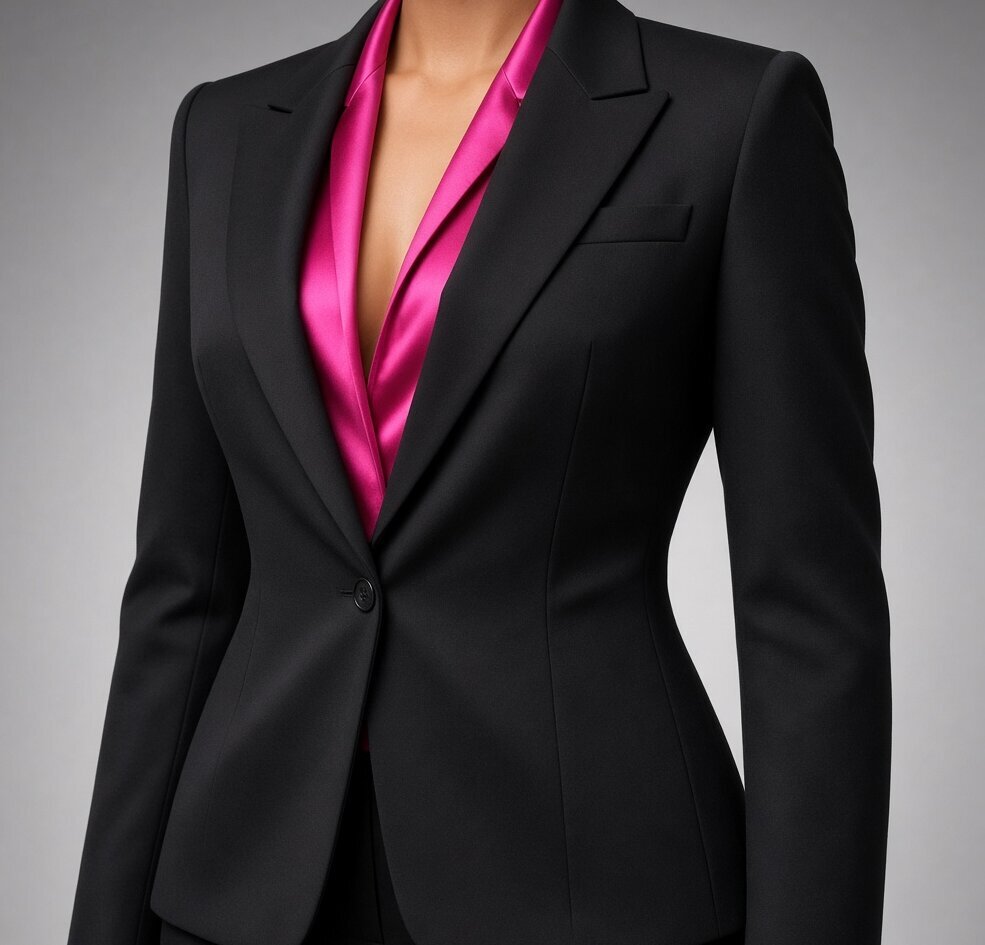 Curve Blazer — Rose Lining