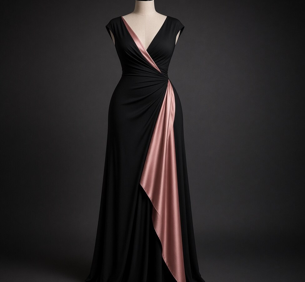 Electric Rose Maxi Gown
