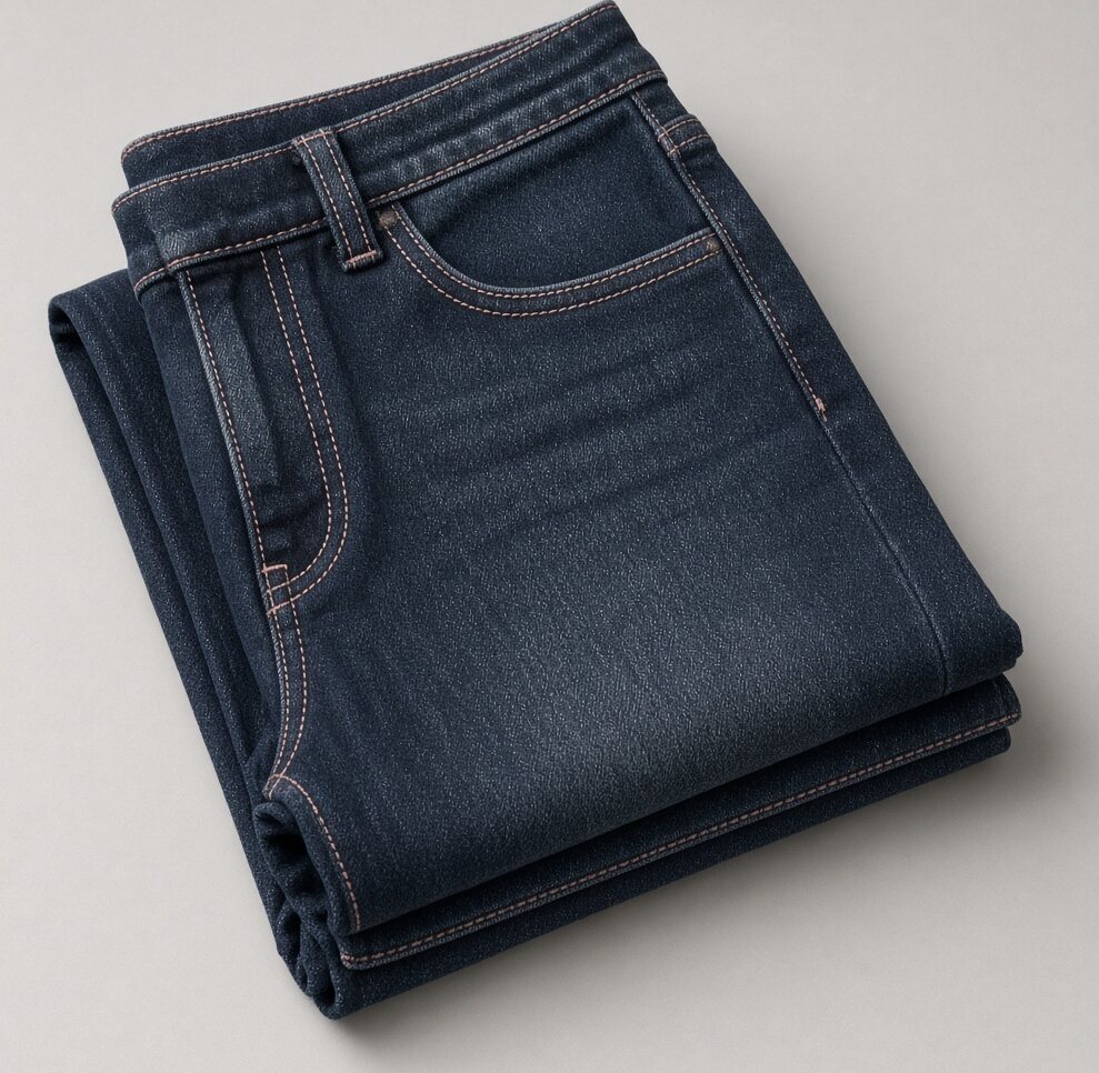 High-Rise Jean — Obsidian