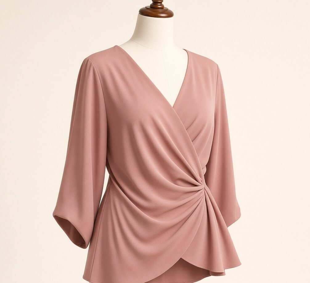 Wrap Midi Dress — Petal