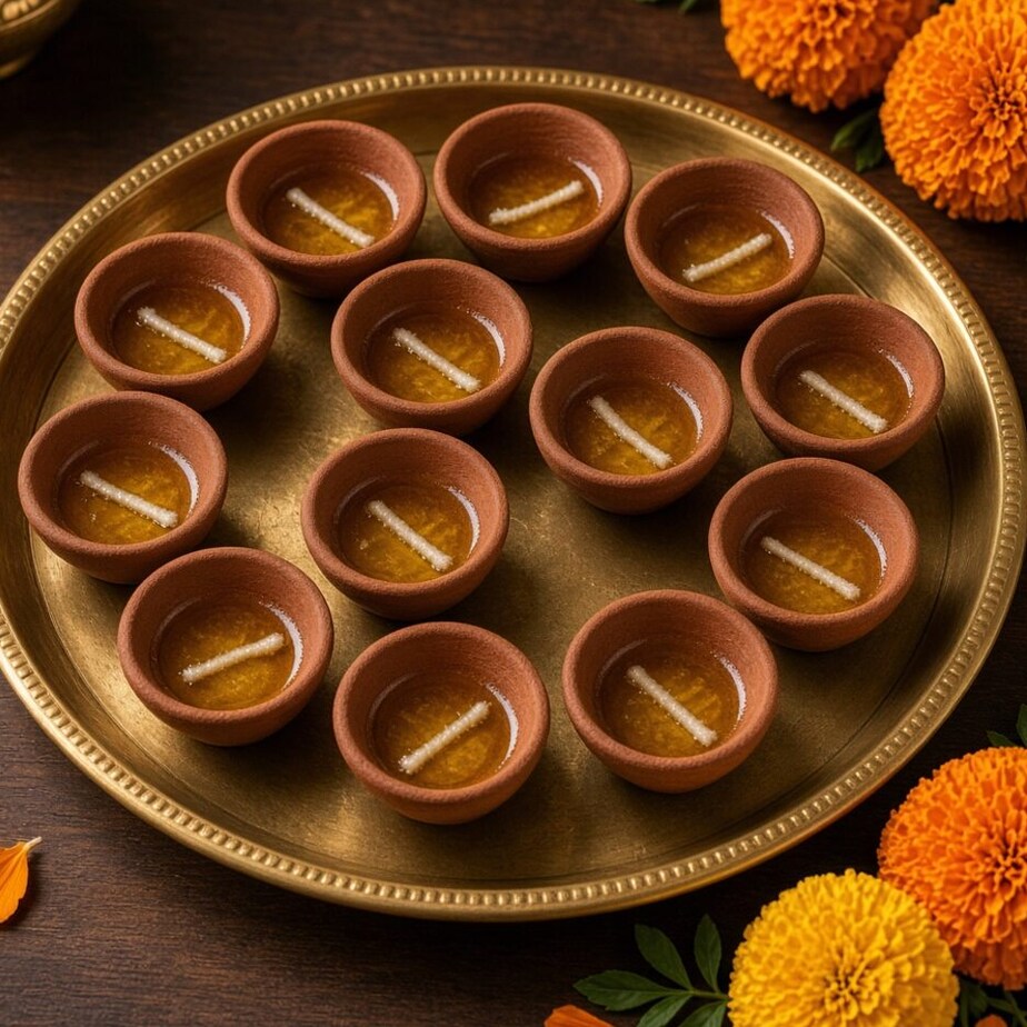 Earthen Diya Unpainted 50