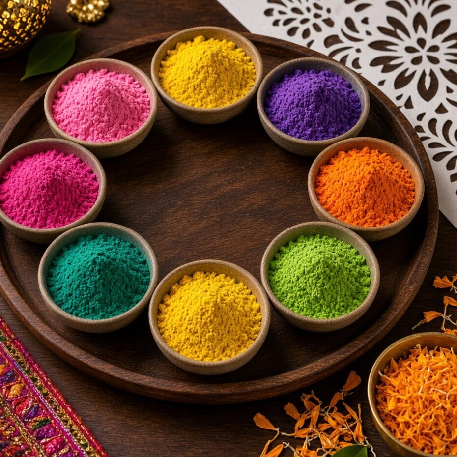 Glitter Rangoli Accent Pack