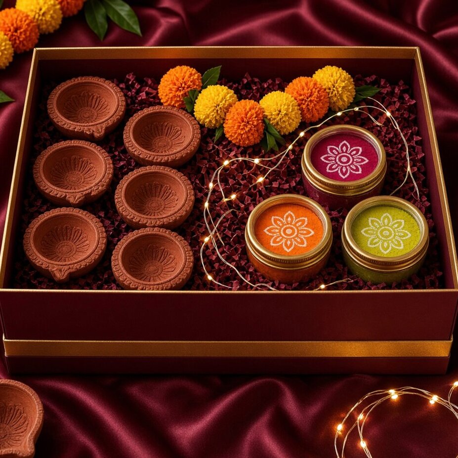 Office Desk Diya Duo