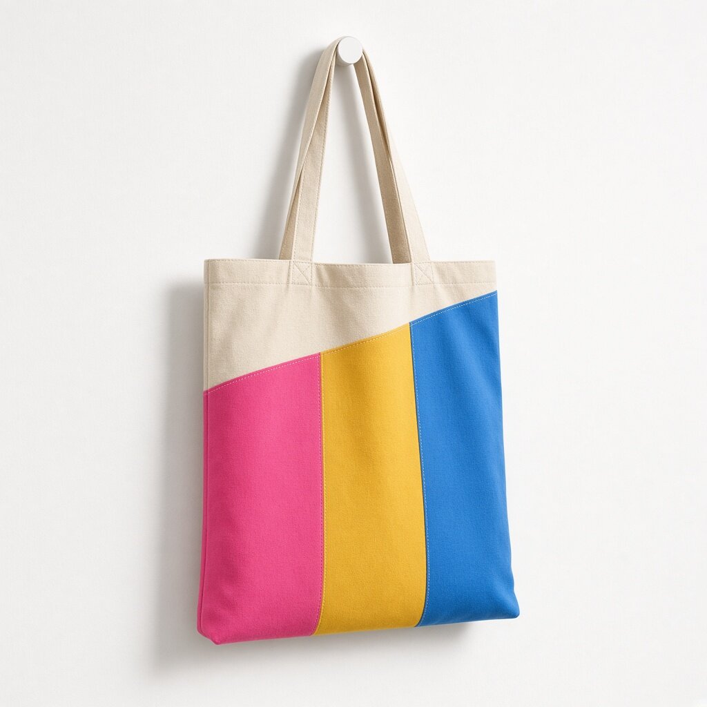 Color Block Tote