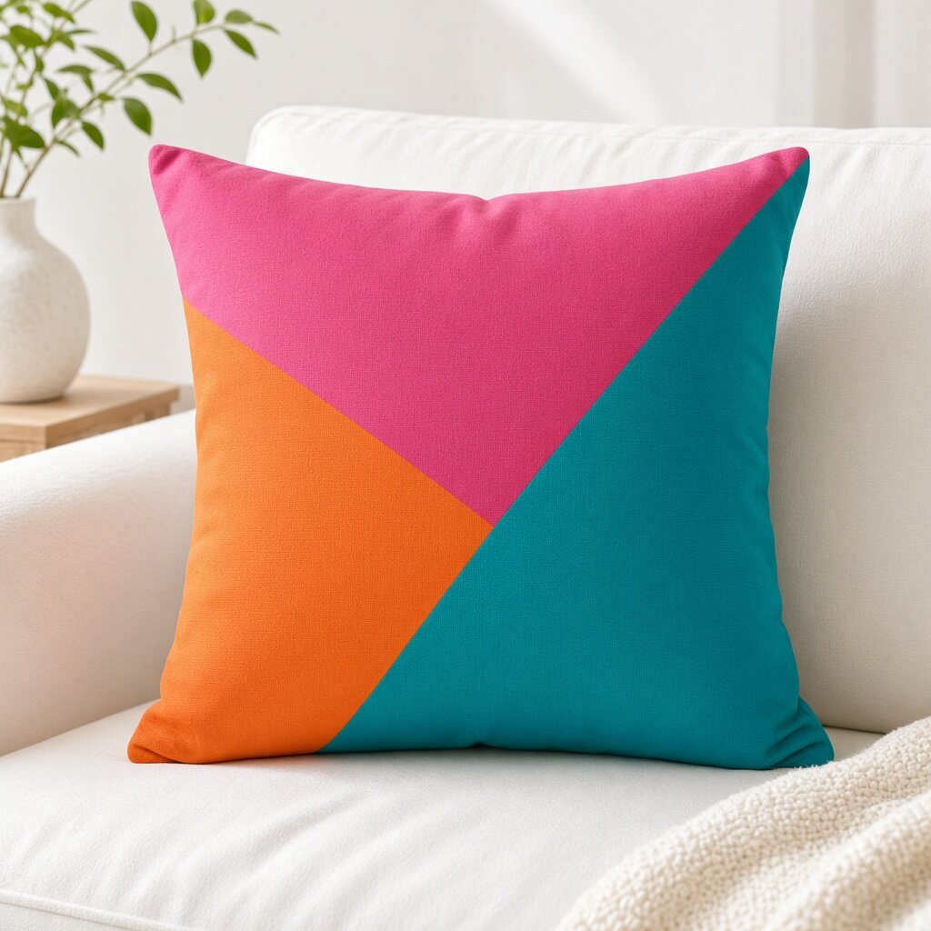 Color Pop Throw Pillow