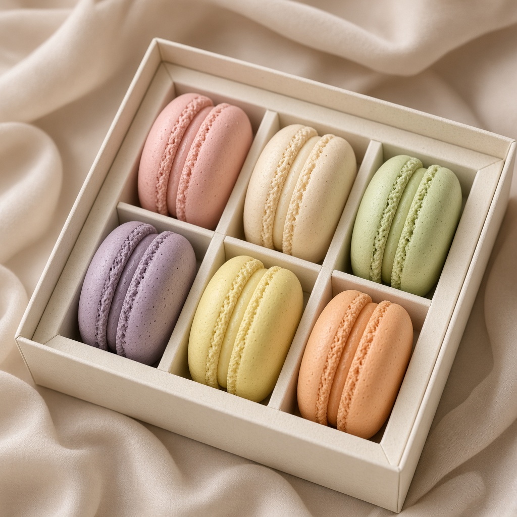Parisian Macaron Box (Assorted 6)