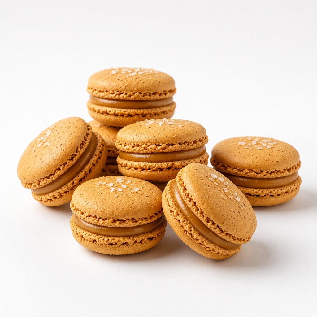 Salted Caramel Macaron Six