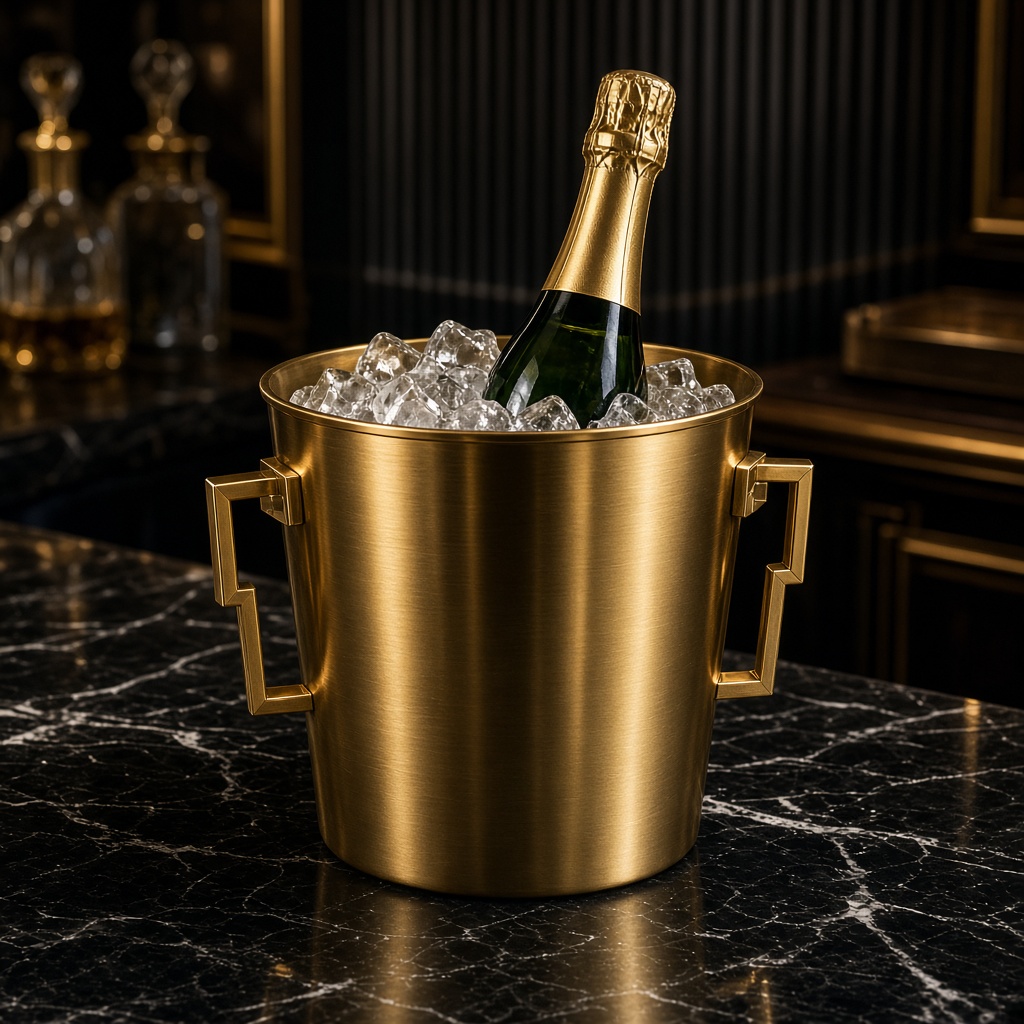 Brass Ice Bucket Soft