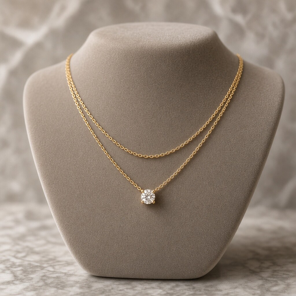 Gilded Cocktail Necklace