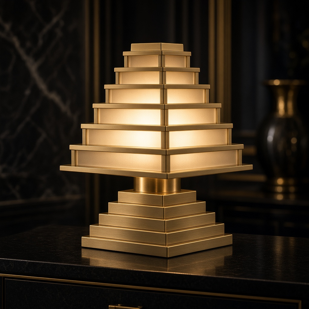 Ziggurat Table Lamp Soft