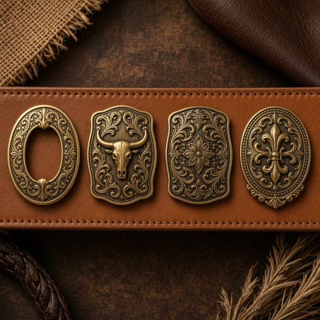 Brass Buckle Set